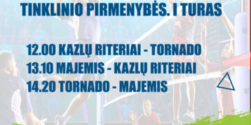 Kazlų Rūdos atviros 4×4 tinklinio pirmenybės. I turas