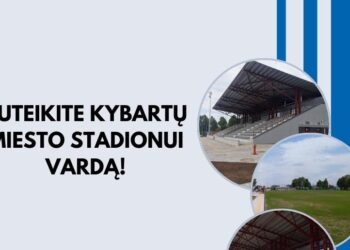 Kybartų miesto stadionas ieško vardo savininko
