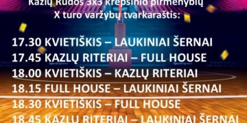 Kazlų Rūdos 3×3 krepšinio pirmenybės. X turas