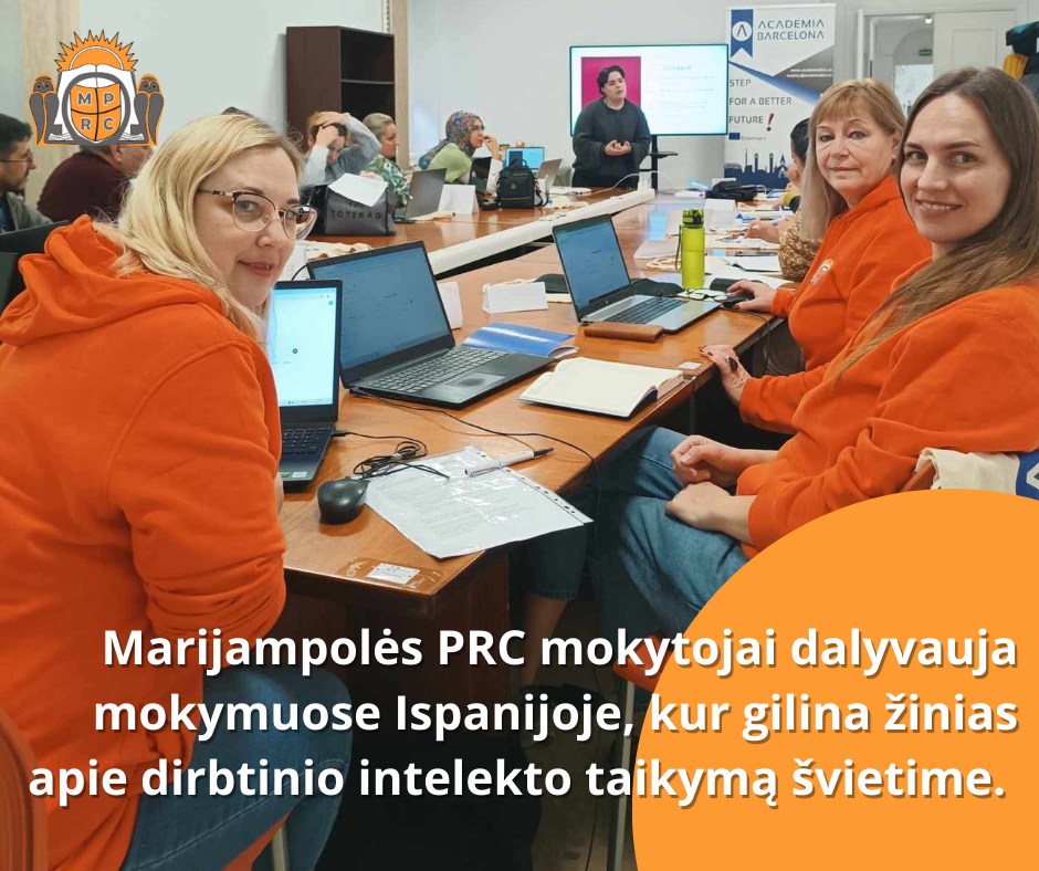 Marijampolės profesinio rengimo centro mokytojai dalyvauja mokymuose Ispanijoje