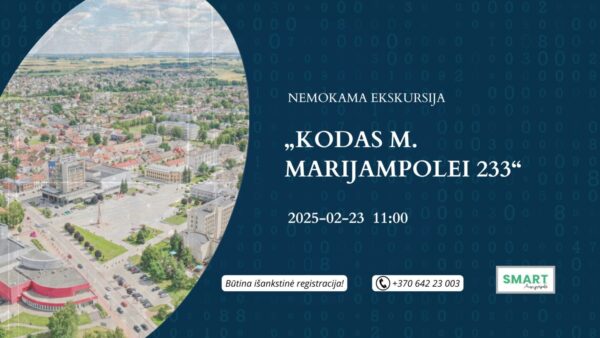 Nemokama ekskursija „Kodas M. Marijampolei 233“