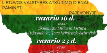 Renginių ciklas, skirtas Lietuvos valstybės atkūrimo dienai paminėti Pajevonyje