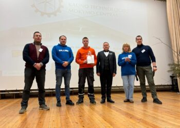 tarptautinis mokinių profesinio meistriškumo konkursas „Plytelių klojėjas 2025“