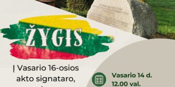 Tradicinis žygis į Lietuvos nepriklausomybės akto signataro J. Staugaičio tėviškę Lietuvos Valstybės atkūrimo dienai paminėti