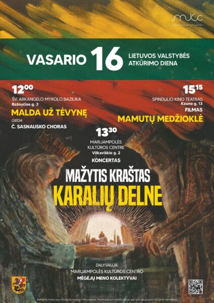 VASARIO 16-OSIOS MINĖJIMO RENGINIAI Marijampolėje