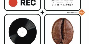 „VINILAI, KAVA IR PAVASARIO PRADŽIA“ kavos namuose „Caffeine“