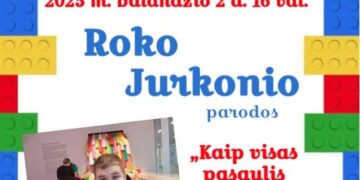 Roko Jurkonio parodos „Kaip visas pasaulis sutelpa į LEGO“ atidarymas