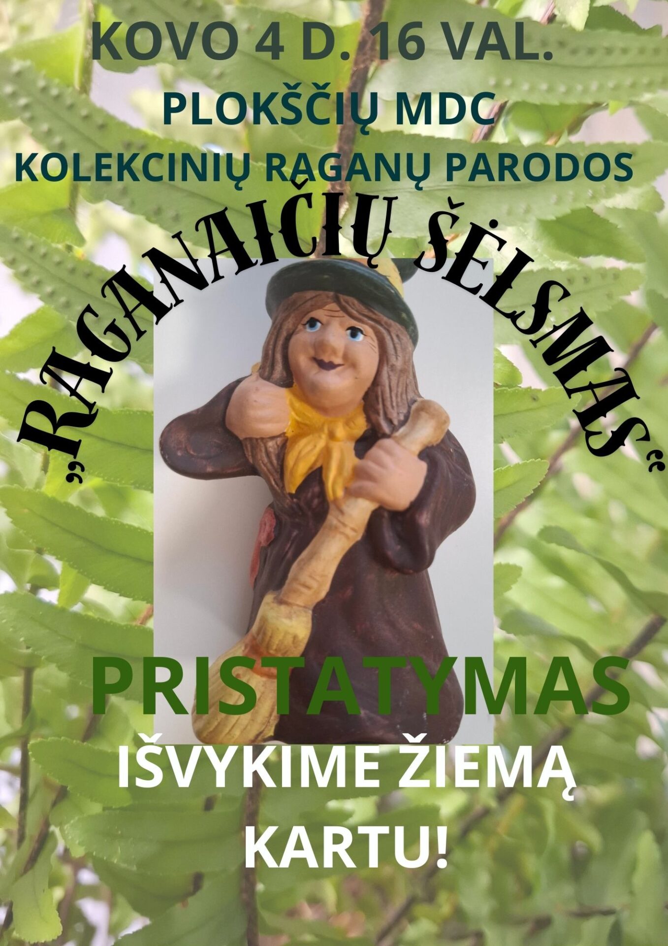 VILMOS GAIDIENĖS KOLEKCINĖS RAGANŲ PARODOS ATIDARYMAS