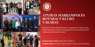 ATVIRAS MARIJAMPOLĖS ROTARACT KLUBO VAKARAS