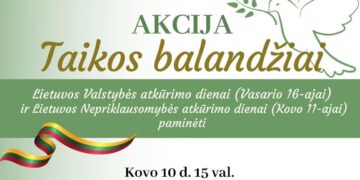 Akcijos „Taikos balandžiai“ baigiamasis renginys „Taikos žinutė Lietuvai“