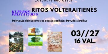 Skaitytojų klubo „Obuolys nuo obels“ susitikimas. Kraštietės poetės Ritos Volteraitienės kūrybos pristatymas