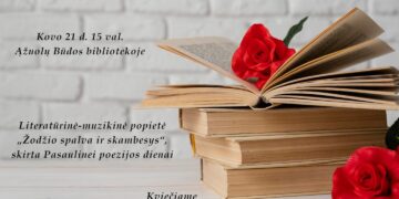 Literatūrinė-muzikinė popietė „Žodžio spalva ir skambesys Justino Marcinkevičiaus poezijoje“, skirta Pasaulinei poezijos dienai paminėti