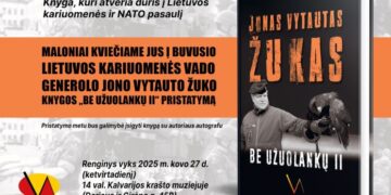 Lietuvos kariuomenės vado generolo Jono Vytauto Žuko knygos „Be užuolankų II“ pristatymas