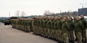 5-ojo Bazinio komendantinių vienetų karių rengimo kurso baigimo ir priesaikos ceremonija