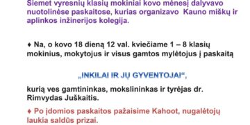 Bendruomeninė akcija Žemės dienai paminėti