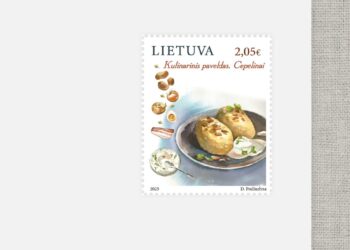 Cepelinams skirtas pašto ženklas