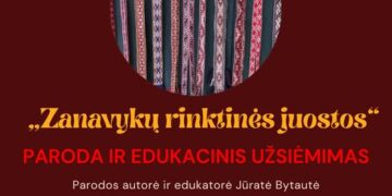 Jūratės Bytautės „Zanavykų rinktinės juostos“ parodos atidarymas