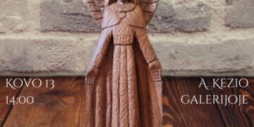 Kazimiero Martinaičio drožinių parodos „ŠVENTUMAI“ pristatymas