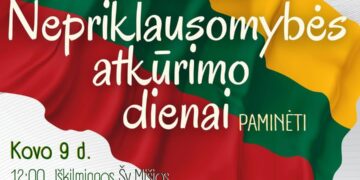 Lietuvos Nepriklausomybės atkūrimo diena Pajevonyje