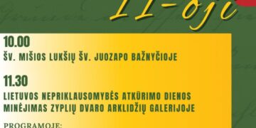 Lietuvos Nepriklausomybės atkūrimo dienos - Kovo 11-osios minėjimas Lukšiuose