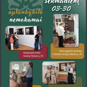 Paskutinis mėnesio sekmadienis – nemokamas muziejų lankymas