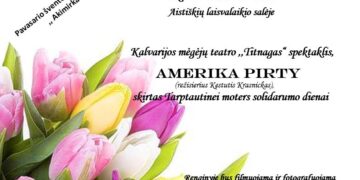 Renginys Tarptautinės moters dienos proga „Akimirka“