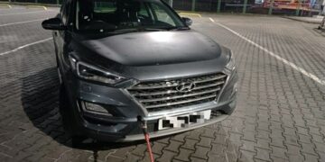 Rusijos pasienyje – britų policijos ieškomas visureigis „Hyundai Tucson“