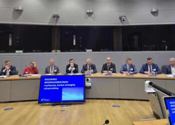 Šakių rajono savivaldybės meras dalyvavo susitikimuose Briuselyje