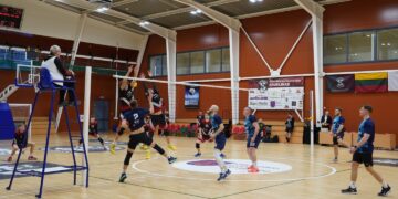 Šeštadienį paaiškėjo Vilkaviškio rajono atviros tinklinio 6x6 pirmenybės Mero taurei laimėti
