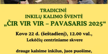 Tradicinė inkilų kalimo šventė „Čir vir vir – pavasaris 2025“