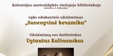 Edukacinis užsiėmimas „Suvenyrinė keramika“