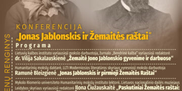 Konferencija „Jonas Jablonskis ir Žemaitės raštai"