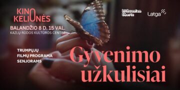 Trumpųjų filmų seansas senjorams GYVENIMO UŽKULISIAI Kazlų Rūdoje