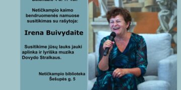 Susitikimas su rašytoja Irena Buivydaite