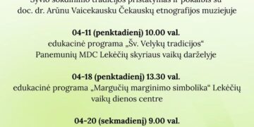 Renginiai Lekėčiuose. Balandis 2025 / organizatorių nuotr.