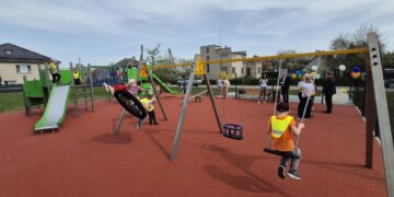 Kybartuose atidaryta vaikų žaidimų aikštelė