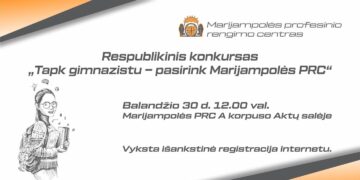 Respublikinis konkursas „Tapk gimnazistu – pasirink Marijampolės PRC