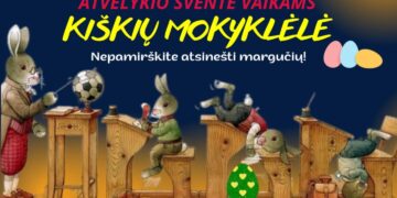 Mažosios vaikų velykėlės „RID RID MARGUTIS RID”