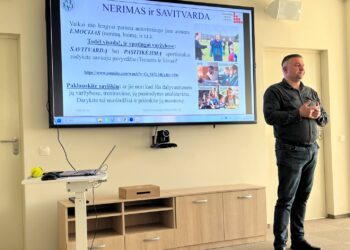 Vilkaviškio sporto centre lankėsi sporto psichologas Šarūnas Klizas