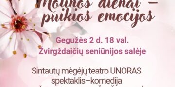 Sintautų mėgėjų teatro „Unoras“ spektaklis Motinos dienai paminėti: S. Žemaičio „Mirta Činčibiraitė“