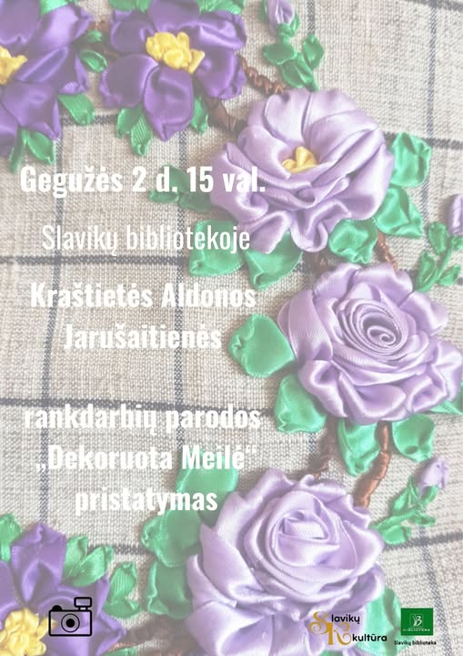 „Dekoruota Meile“. Susitikimas su Aldona Jarušaitiene