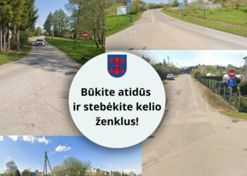 Vykstant link ežero - priminimas gyventojams apie eismo organizavimo tvarką