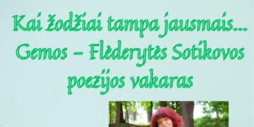 Gemos Sotikovos autorinis vakaras