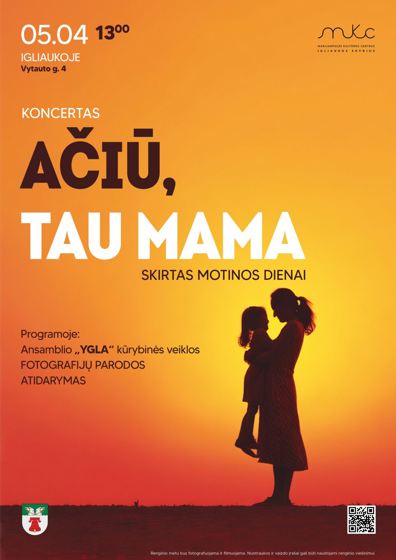 KONCERTAS „AČIŪ, TAU MAMA“