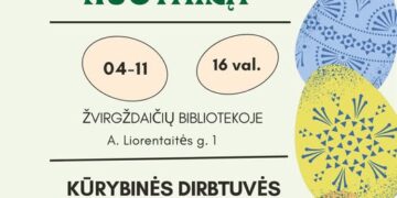 Kūrybinės dirbtuvės vaikams ir jaunimui „Kuriame Velykų nuotaiką“