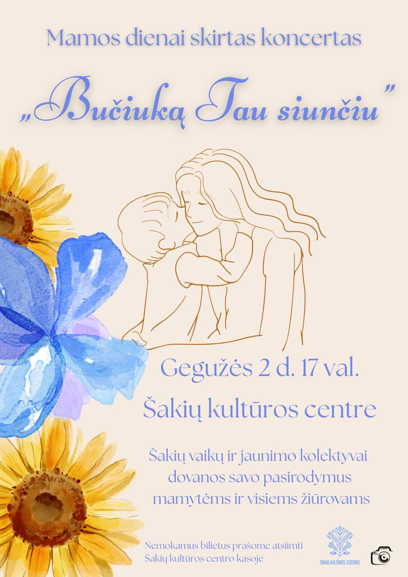 Mamos dienai skirtas koncertas „Bučiuką Tau siunčiu“