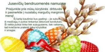 Margučių marginimo dirbtuvės Jusevičiuose