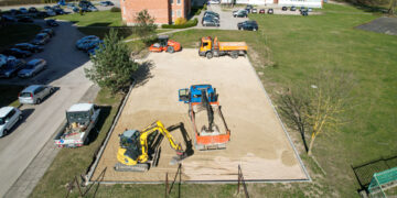 Marijampolėje prasidėjo automobilių stovėjimo aikštelių atnaujinimo darbai