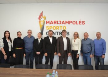Marijampolės sporto centre viešėjo Lietuvos lengvosios atletikos federacijos atstovai