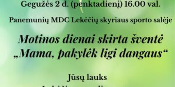 Motinos dienai skirta šventė „Mama, pakylėk ligi dangaus“